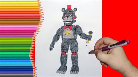 How To Draw Lefty Fnaf Как нарисовать Лефти ФНаФ Youtube 147