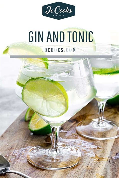 One Of The Simplest And Most Classic Cocktails Gin And Tonic This