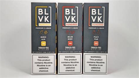 Review Of The BLVK Hundred E Juice Line VapePassion