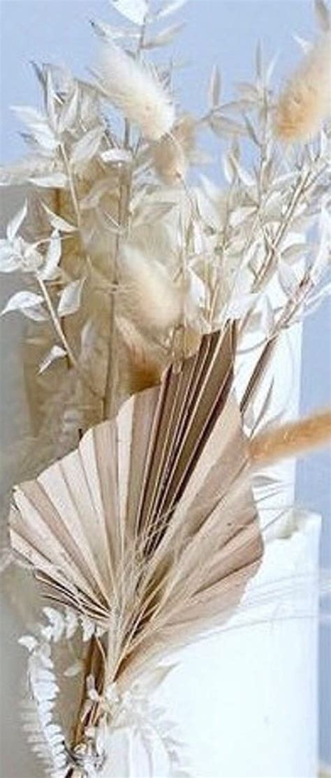 Latte Dried Spear Palm Flower Cake Arrangement Flower Cake Etsy