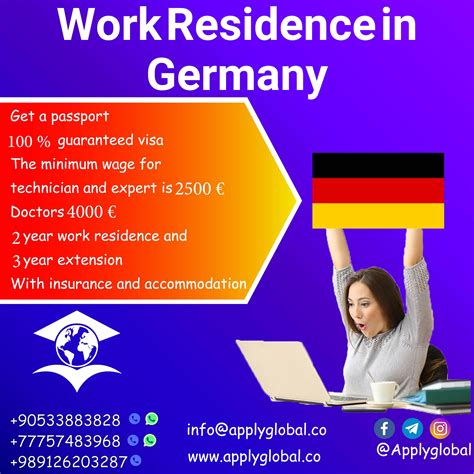 Work residence in Germany – Apply Global