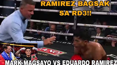 Breaking Mark Magsayo Vs Eduardo Ramirez Magsayo Panalo Bagsak Sa Rd3 Ang Mehikano Alas