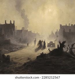 Zombie Apocalypse Medieval Painting Style AI-generated image 2285212567 ...