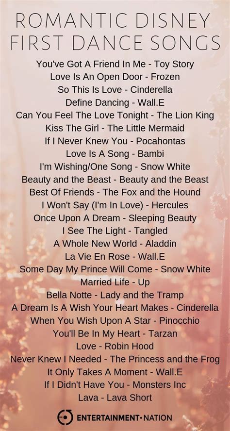 disney wedding songs to walk down the aisle - Perch Blook Photo Exhibition