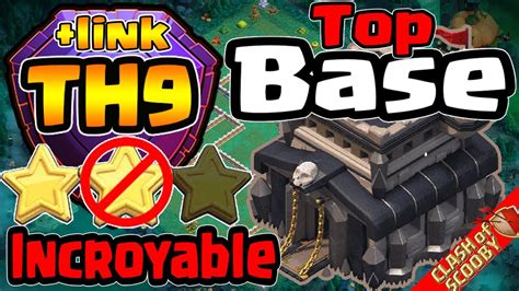 Top 10 THE Best TH9 Bases GDC LIGUE RUSH HDV 9 Anti 2 Et 3 Stars