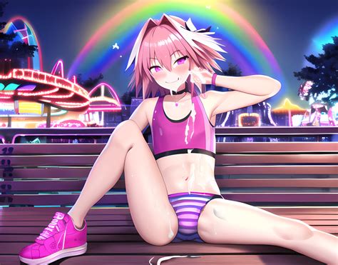 Rule 34 Ai Generated Amusement Park Astolfo Fate Crop Top Cum Cum In Mouth Cum On Body Fate