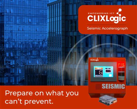 clixlogic seismic accelerograph
