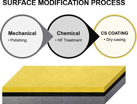 Diagram Of The Surface Modification Process Carried Out In This Work