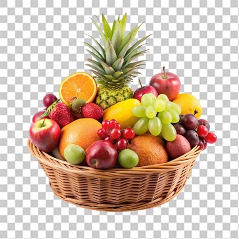 Misturar Frutas Png Isoladas Em Fundo Transparente Psd Premium