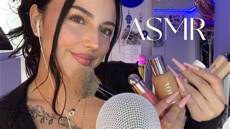 Asmr Doing My Makeup Whispering Tapping Personal Attention