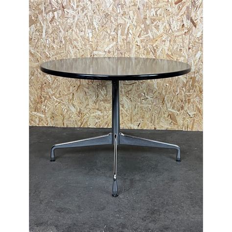 Vintage Black Chrome Segmented Table By Charles Ray Eames For Vitra