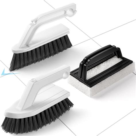 Unger 2 In 1 Grout And Corner Scrubber Brush Tool Cleaning