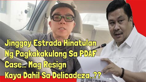 Jinggoy Estrada Hinatulan Ng Pagkakakulong Sa Pdaf Case Mag Resign