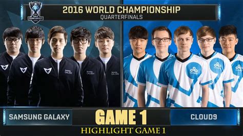 SSG Vs C9 Highlights Game 1 LOL S6 World Championships Quarterfinals