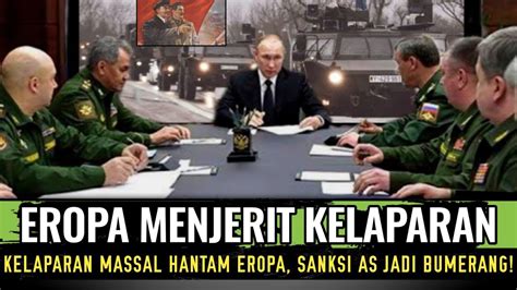 Tanpa Angkat Senjata Taktik Jitu Putin Berhasil Membuat Eropa Menjerit