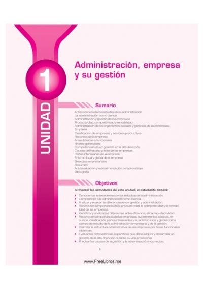 Unidad La Adm La Empresa Y La Gesti N