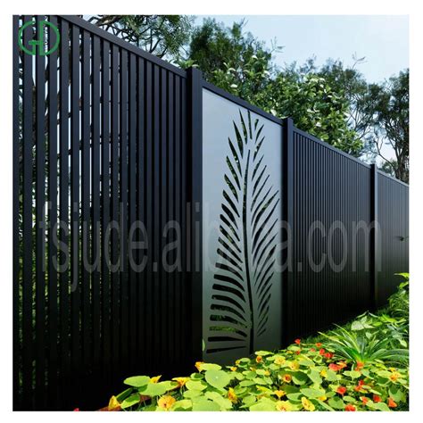 Gd Aluminum Fences For Villa Garden Decorative Laser Cut Aluminum