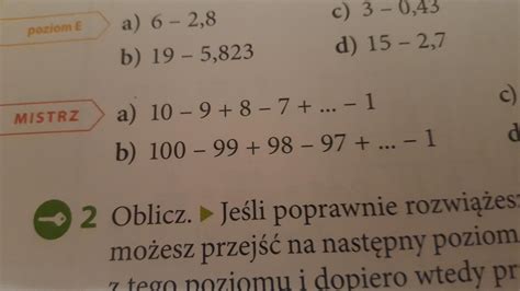 SZYBKO DAJE NAJ Oblicz Pisemnie Poziom Mistrz Brainly Pl