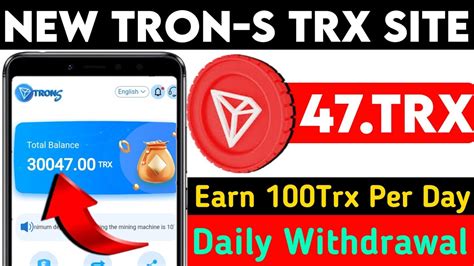 New Best Tron S Trx Mining Site Daily Income Tron Trx Mining Site