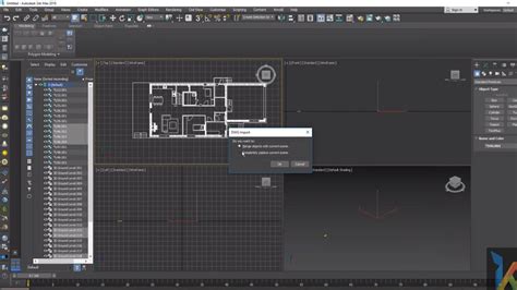 How To Start In 3d Max From Autocad 2d Drawing Start To Finish Day 01 Youtube