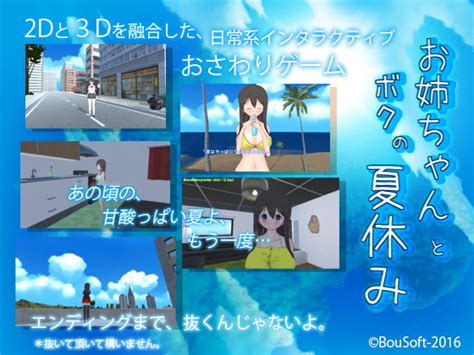 18禁同人作品安売り情報 お姉ちゃんとボクの夏休み Bousoft Rj172018