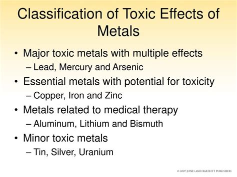 Ppt Chapter 6 Toxic Metals And Elements Powerpoint Presentation Free