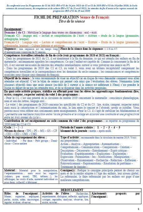 Crpe Oral Le Ons Fran Ais Et Math Matiques Enseigner Et Apprendre