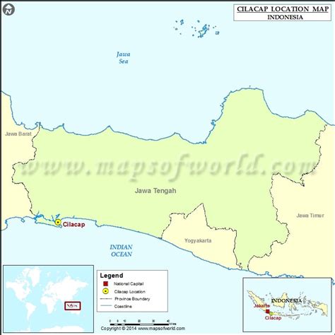 Where is Cilacap | Location of Cilacap in Indonesia Map