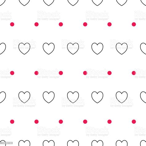 Seamless Hearts Pattern Stock Illustration Download Image Now