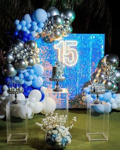 Pin De Lizagr En Decoraci N Fiestas Fiestas Azules De Cumplea Os