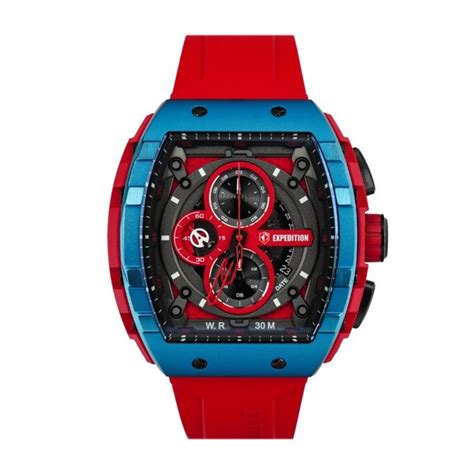 Jual Jam Tangan Pria Expedition E Blue Rubber Red Original Di