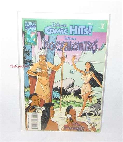 Vintage New Disney Comic Hits Pocahontas Marvel Comic Apr 7 Etsy