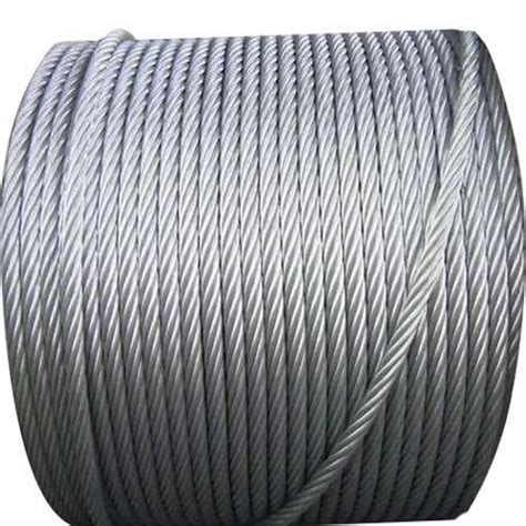 Galvanized Ms High Carbon Pvc Coated Wire Rope At Rs Meter In Rajkot