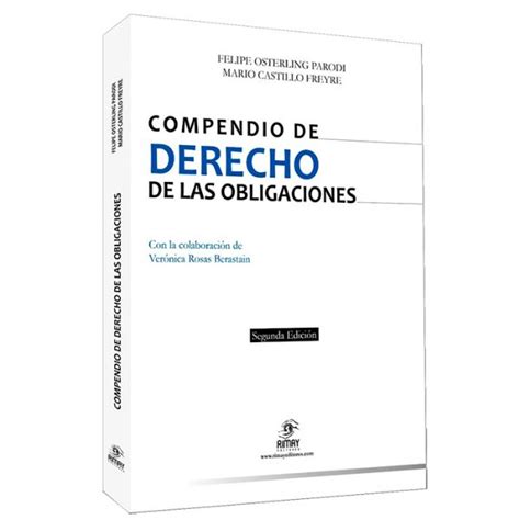 Compendio De Derecho De Las Obligaciones Libreria Nexo Jurídico