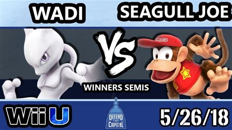 DTC 1 Smash 4 WaDi Mewtwo Vs Seagull Joe Diddy Kong Wii U