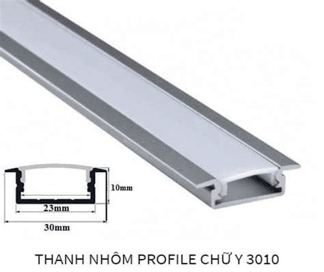 Thanh nhôm Led chữ Y 3010 Profile