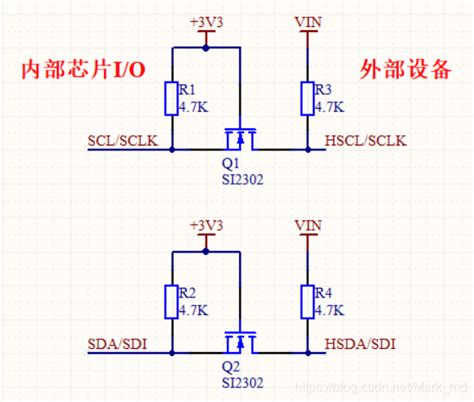 Mos电平转换电路 Stm32的i2c电平转换电路 Iic电平转换电路stm32 Iic 5v Csdn博客