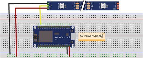 Blynk Controlled WS2812 Neopixel LED Strip Using NodeMCU And Arduino