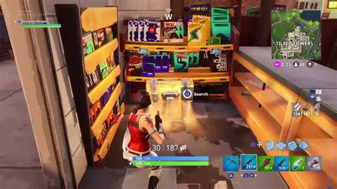 Fortnite Solo Win In Tilted Towers Youtube