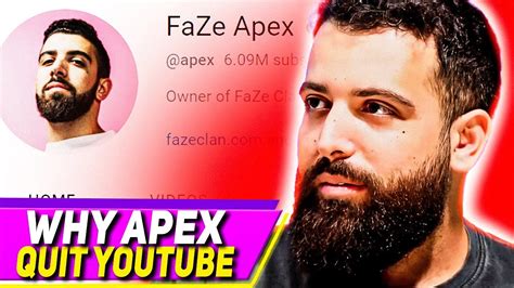 Why Faze Apex Left Youtube Youtube