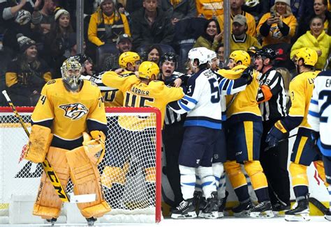 Jets Vs Predators Game Simulator Pm Et Nhl Hockey