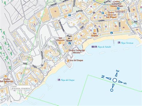 Tenerife And Los Cristianos Maps