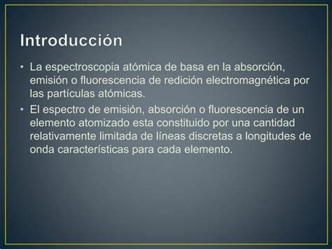 Espectroscopia de absorción atómica PPT