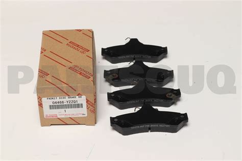 Yzzq Genuine Toyota Pad Kit Disc Brake Yzzq Ebay