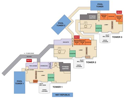 Mgm Signature Towers Map