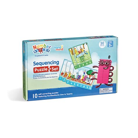 Numberblocks Sequencing Puzzle Set Hand 2 Mind Playwell Canada Toy Distributor