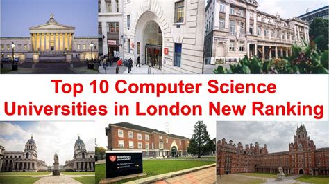 Top 10 Computer Science Universities In London New Ranking Youtube