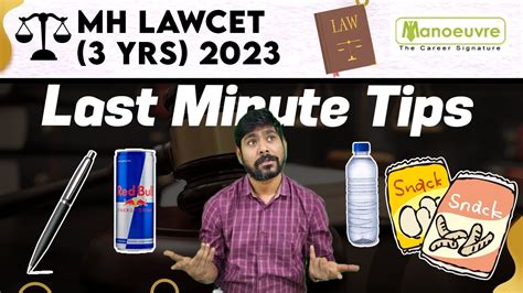 Mh Lawcet Yrs Last Minute Tips Must Watch Youtube