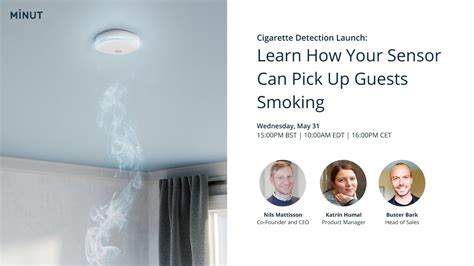 Cigarette Detection Webinar Learn How Minut Can Detect Cigarette Smoke