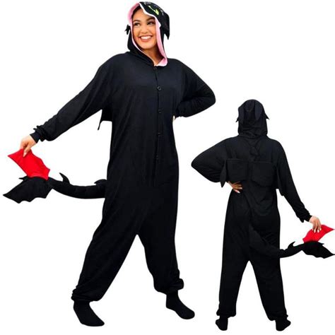 Banguela Kigurumi Macac O Pijama Roupa Fantasia Cosplay Ver O Adulto